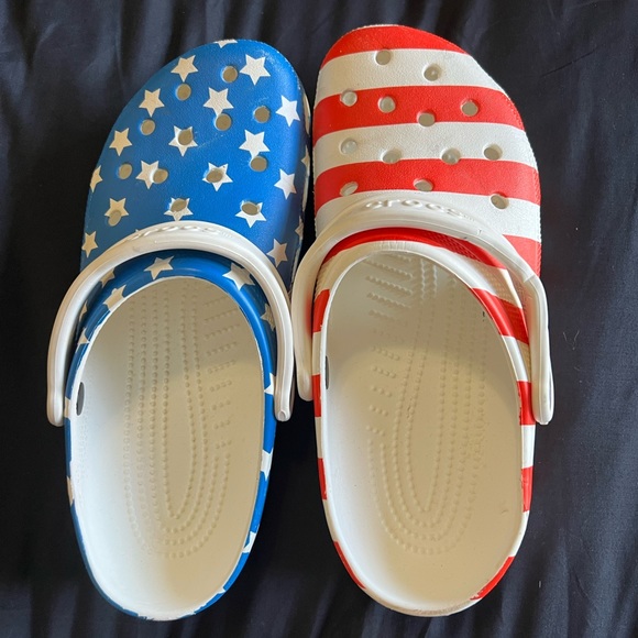 CROCS Shoes Mens American Flag Crocs Poshmark